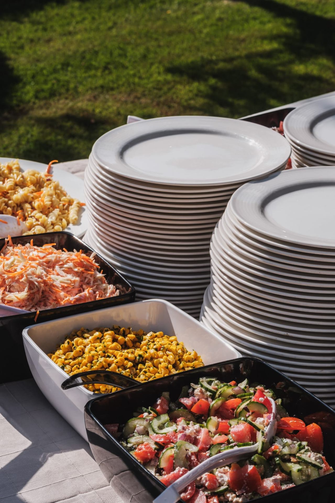 Verfrissende saladebar voor catering en events