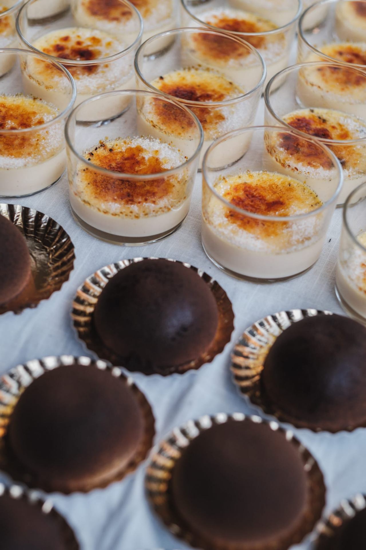 Ambachtelijk dessertenbuffet